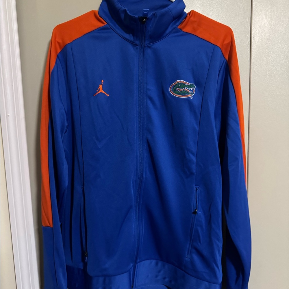 Jordan Blue and Orange Men's Jacket